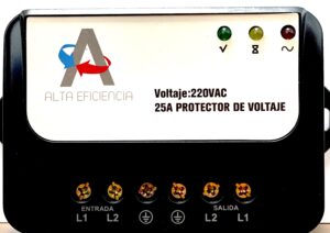 Protector de voltaje de linea 220v marca: Alta Eficiencia