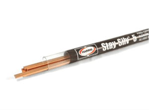 Soldadura de plata al 5% marca Harris.