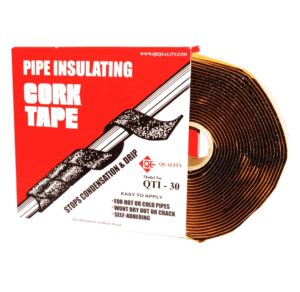 Cinta aislante de corcho (cork insultation tape)2″ X 30FT X 1/8″