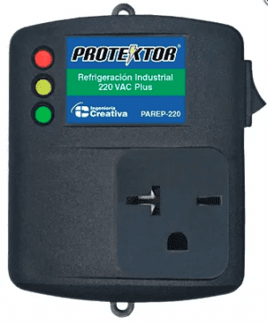 Protector de voltaje toma-enchufe, 220v, marca: Protektor